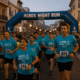 Runners starting the Albox Night Run 2025 to support cancer research