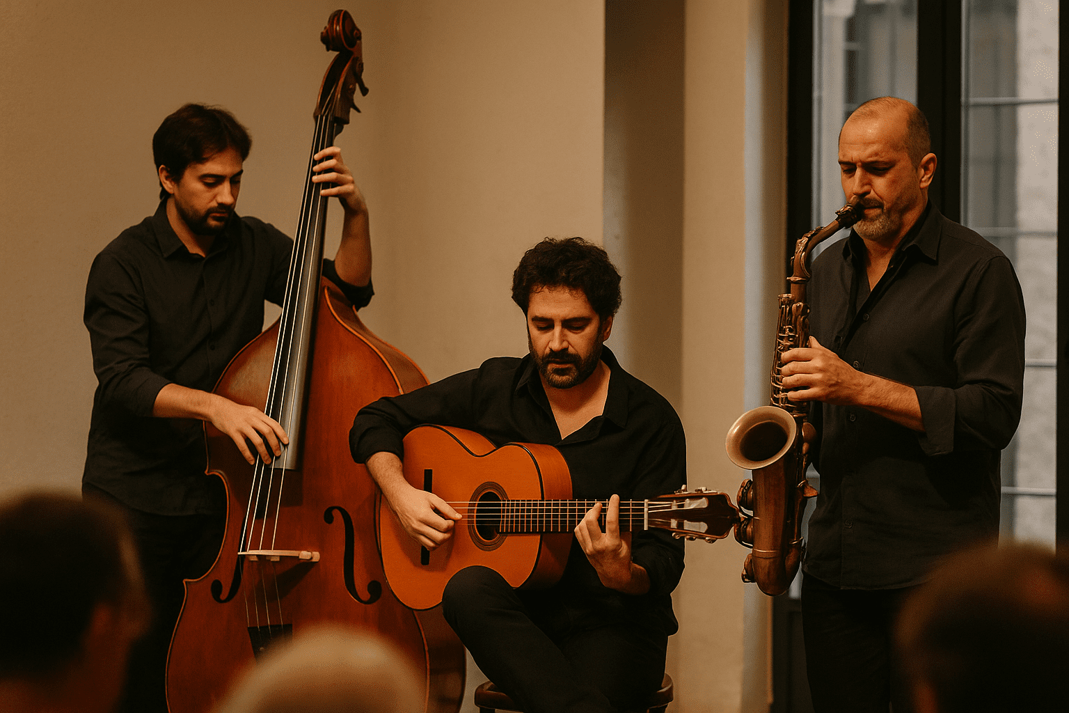 Flamenco jazz performance by Flaco Manouche at Cactus Níjar