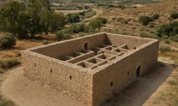 13th-century fortified granary uncovered near Huércal-Overa, Almería