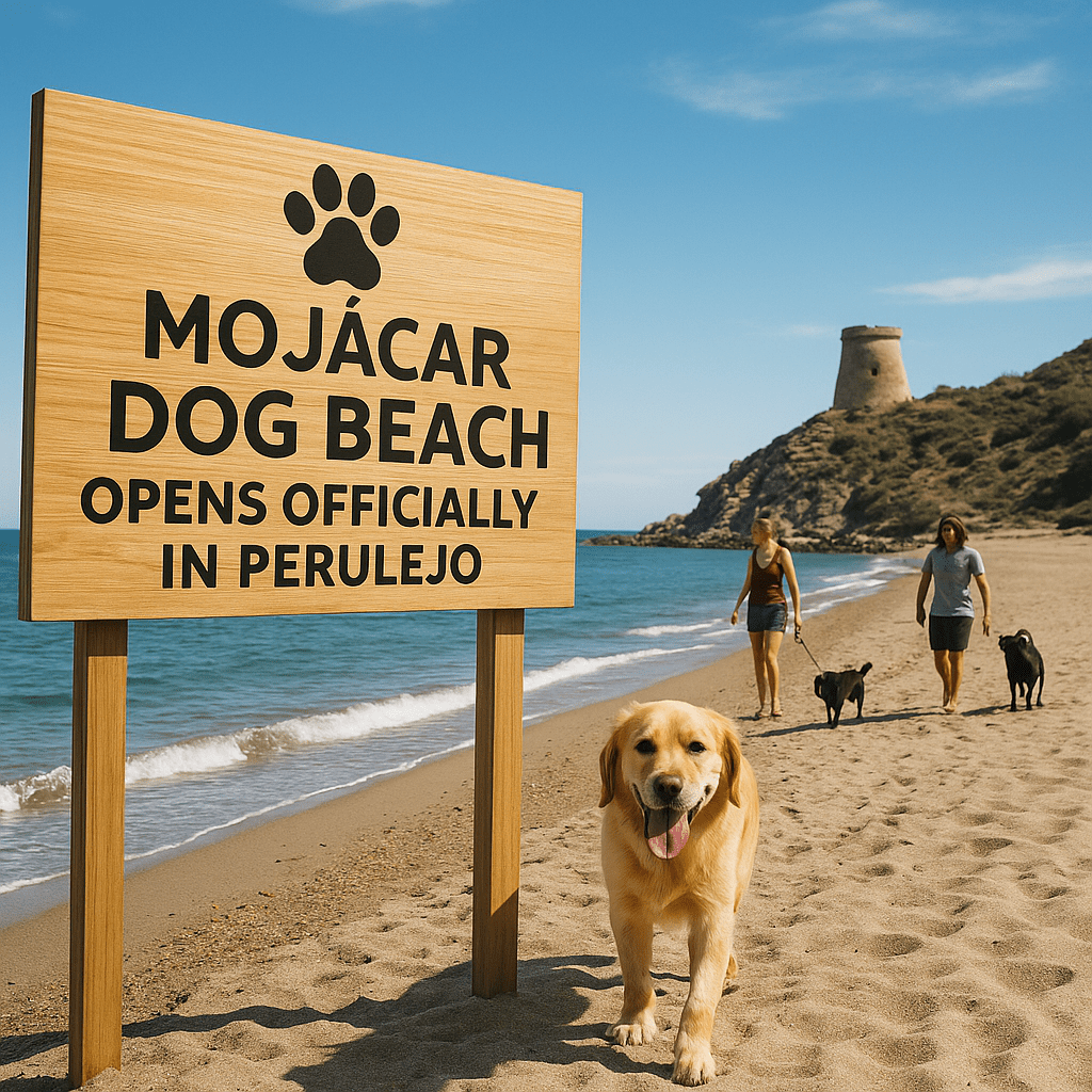 Mojácar dog beach opens officially in Perulejo