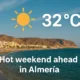 Almería weekend weather forecast: sunny and warm along the coast