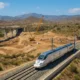 AVE Almeria high speed rail construction works in Andalusia