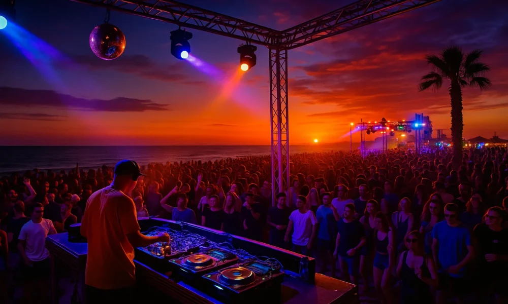 Sunwaves Festival at Roquetas de Mar beach in 2025