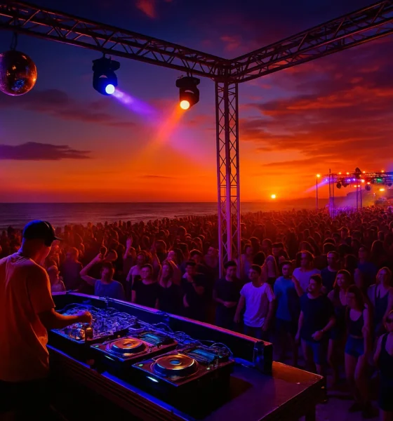Sunwaves Festival at Roquetas de Mar beach in 2025