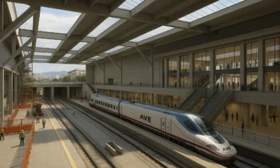 Almeria AVE station under construction