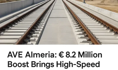 AVE Almeria high-speed train project nearing completion with new €8.2 million investment in Vera–Almeria section
