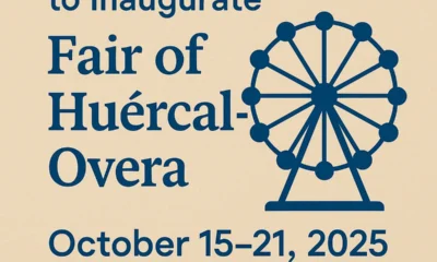 Huercal Overa Fair 2025 opening speech by Blanca López at Villa de Huercal Overa Theater