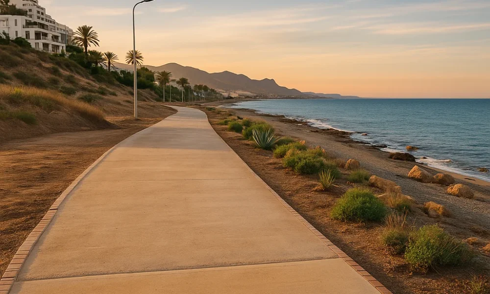 Coastal regeneration and sustainable projects in Almeria, including Mojacar and El Toyo, Spain