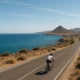 Cabo de Gata cycling route along the coastal road