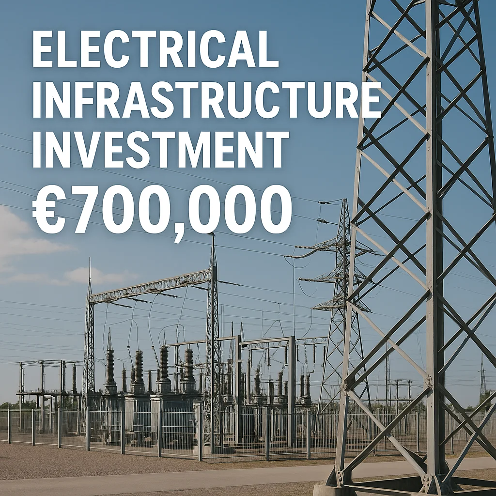 El Ejido electrical infrastructure upgrade Poniente Almeria