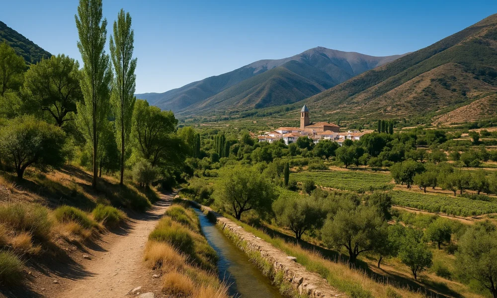 Laujar de Andarax mountain landscape Sierra Nevada Almeria