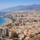 Coastal view of Almeria city showing dense urban development along the Mediterranean coast