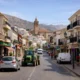 Main street in Canjayar, a working town in the Andarax valley, Almeria