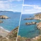 Cala Peñon Cortado and Cala Panizo on the coast of Cuevas del Almanzora
