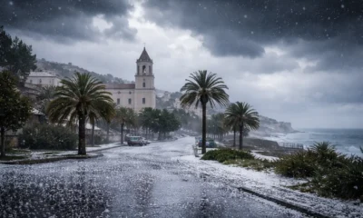 Hailstorm hits Adra during Storm Francis on Three Kings’ Day