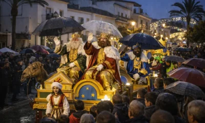 Three Kings Parade in Huércal-Overa shortened by rain