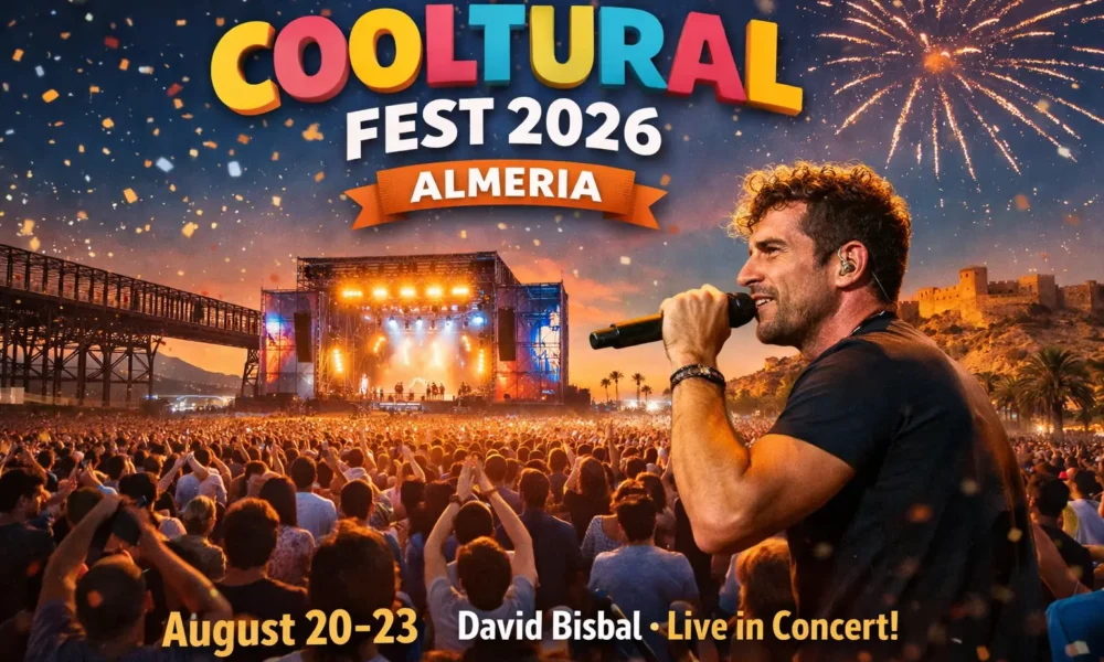Cooltural Fest 2026 in Almeria with live concert crowd and festival stage