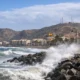 Strong wind gusts along the Almeria coast during orange weather alert