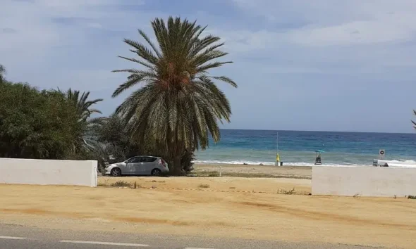 El Cantal area in Mojacar near former campsite with coastal view