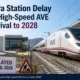 New Vera Station Delay Pushes High-Speed AVE Train Arrival to 2028