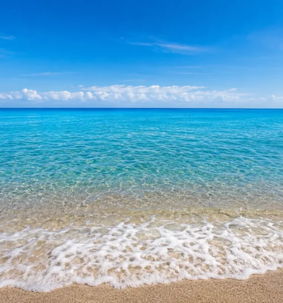 Nijar beaches with clear blue sea and shoreline view
