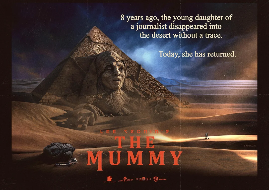 Official poster for Lee Cronin's The Mummy filmed partly in Almeria province