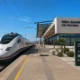 Vera Almanzora High-Speed Rail Station with AVE train and platform
