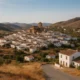 Whitewashed Oria village among the dry inland hills of Almeria