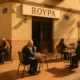 Morning at Roypa café in Almería with locals enjoying churros outside