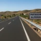 Newly upgraded rural road between Matagorda and Almerimar under natural Mediterranean light.